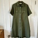 Featured thumbnail for ♥️EVERLANE olive shirt dress