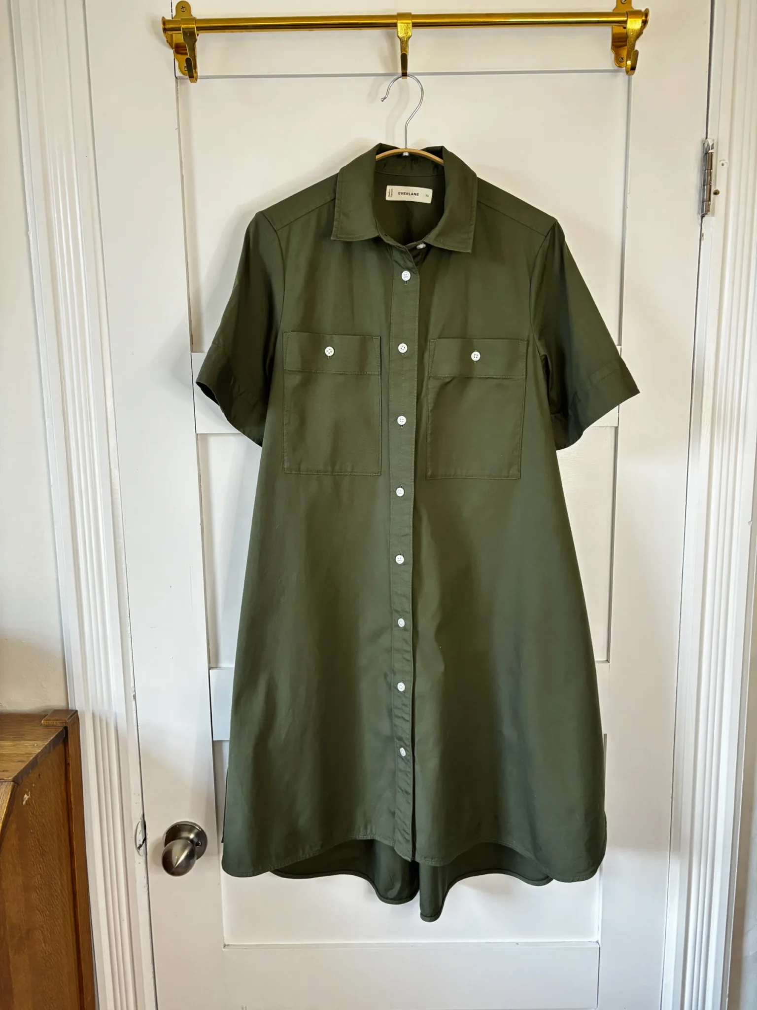 Featured image for ♥️EVERLANE olive shirt dress