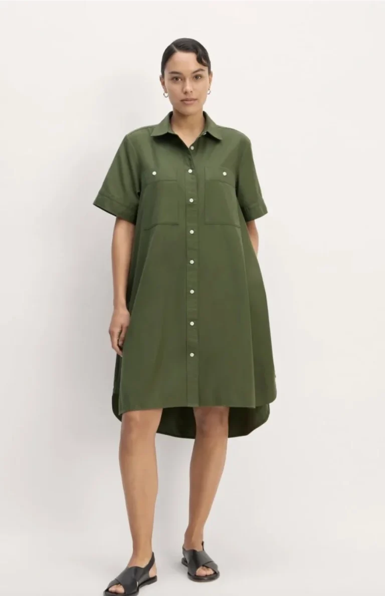 Image for ♥️EVERLANE olive shirt dress