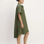 Thumbnail for ♥️EVERLANE olive shirt dress