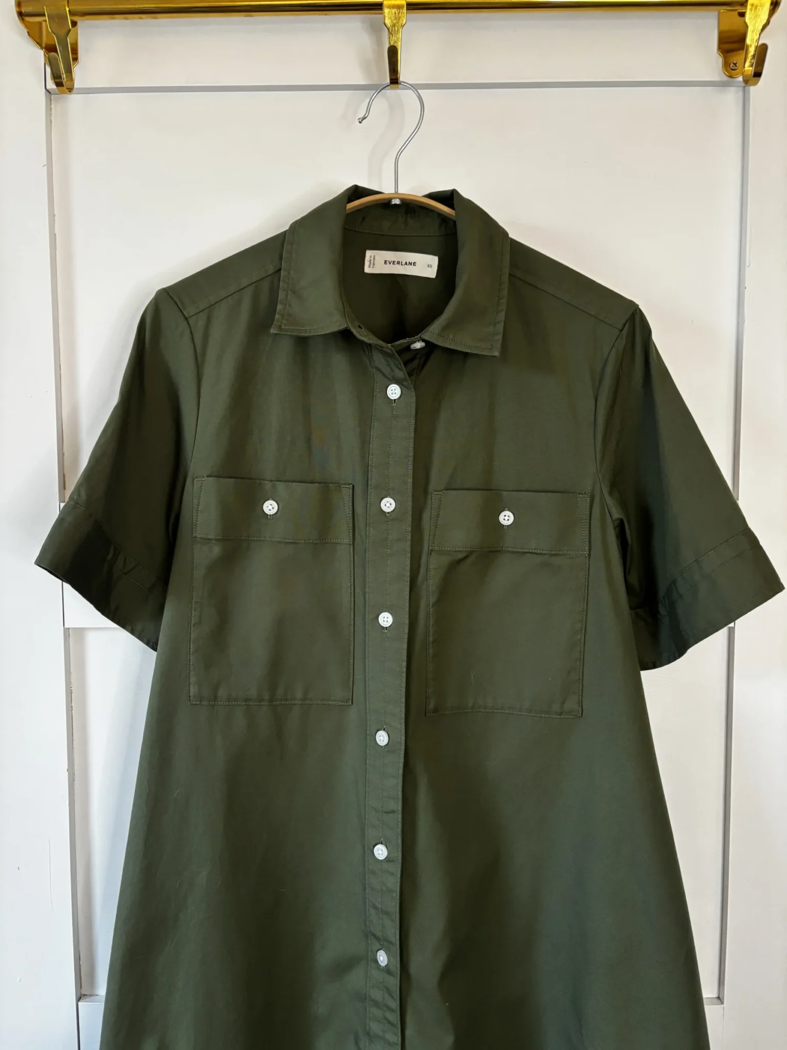 Image for ♥️EVERLANE olive shirt dress