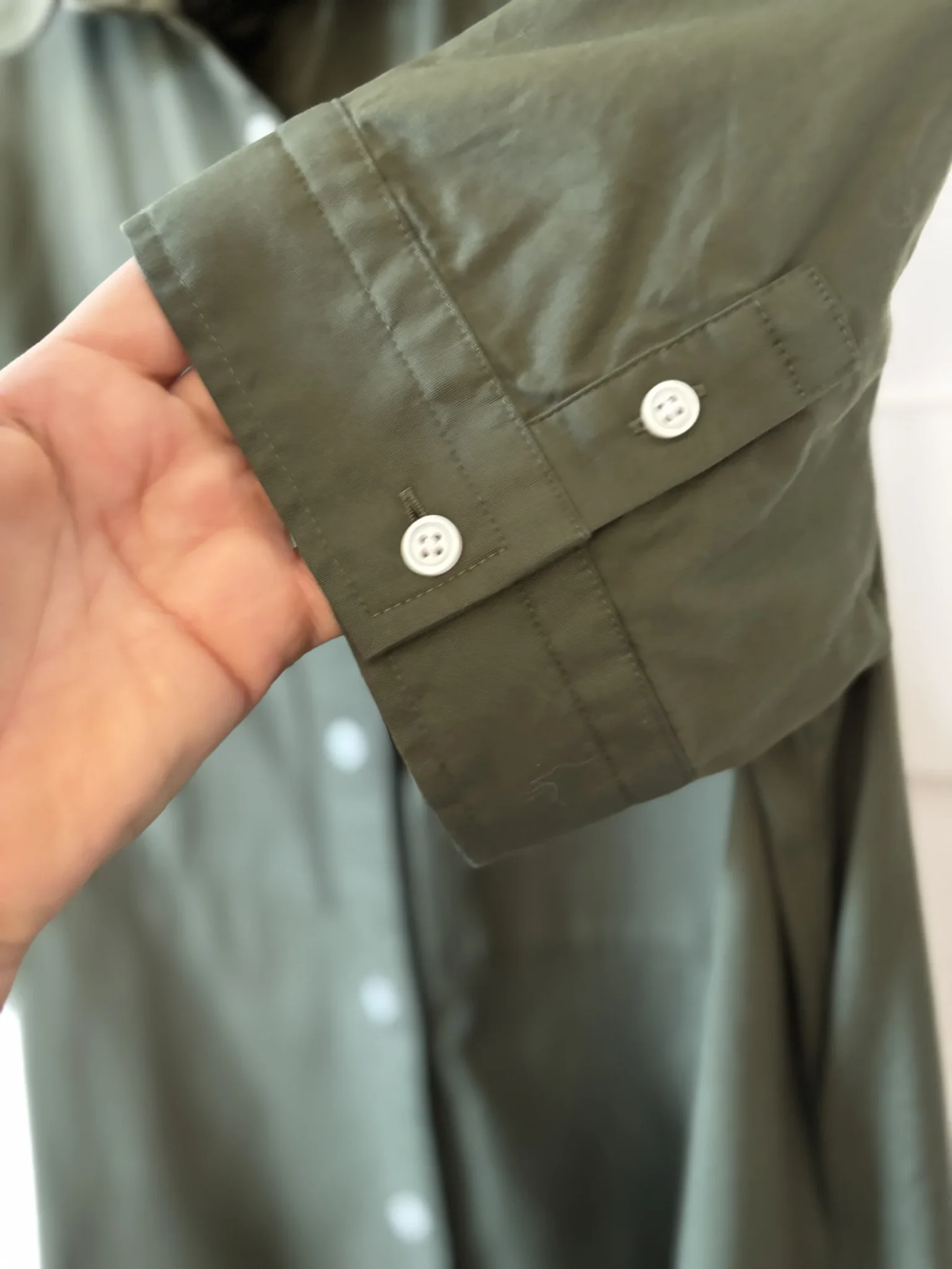 Image for ♥️EVERLANE olive shirt dress