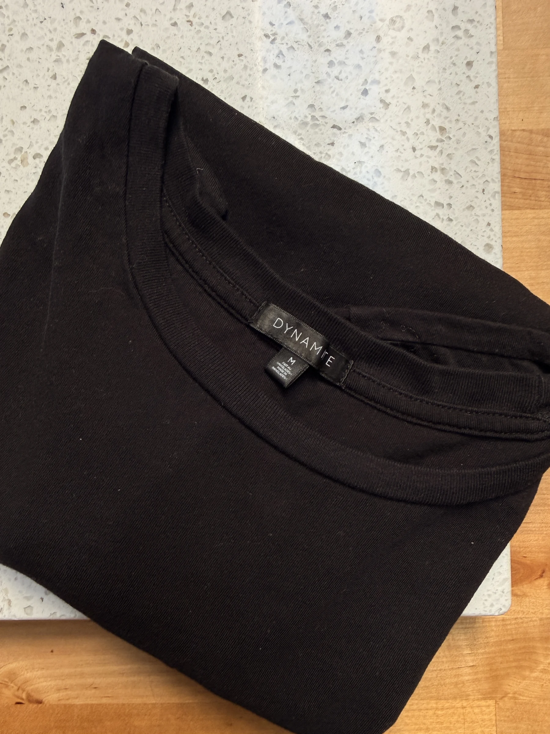 T-shirt basique noir Dynamite seconde main