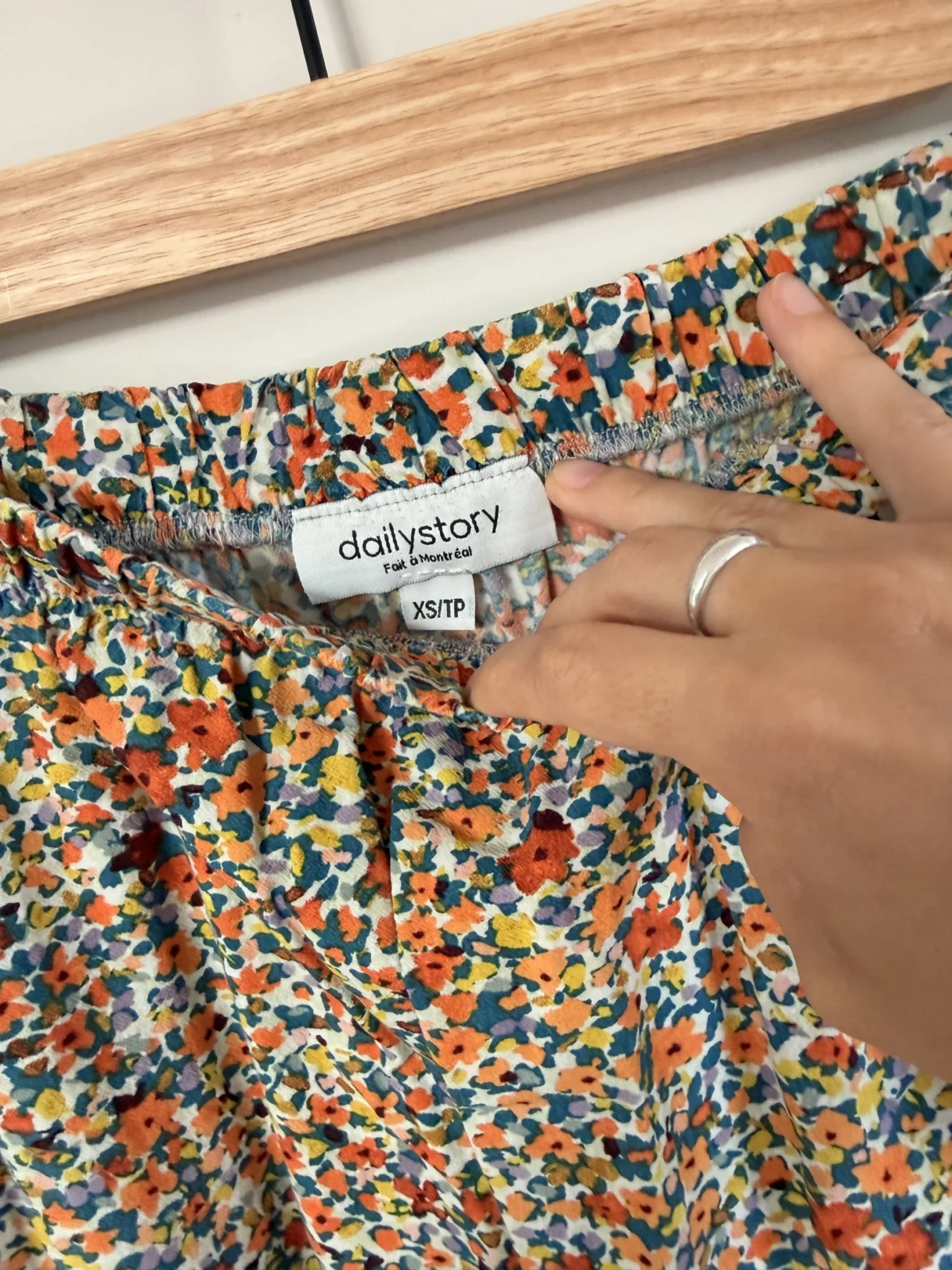 Image for Daily Story floral skirt