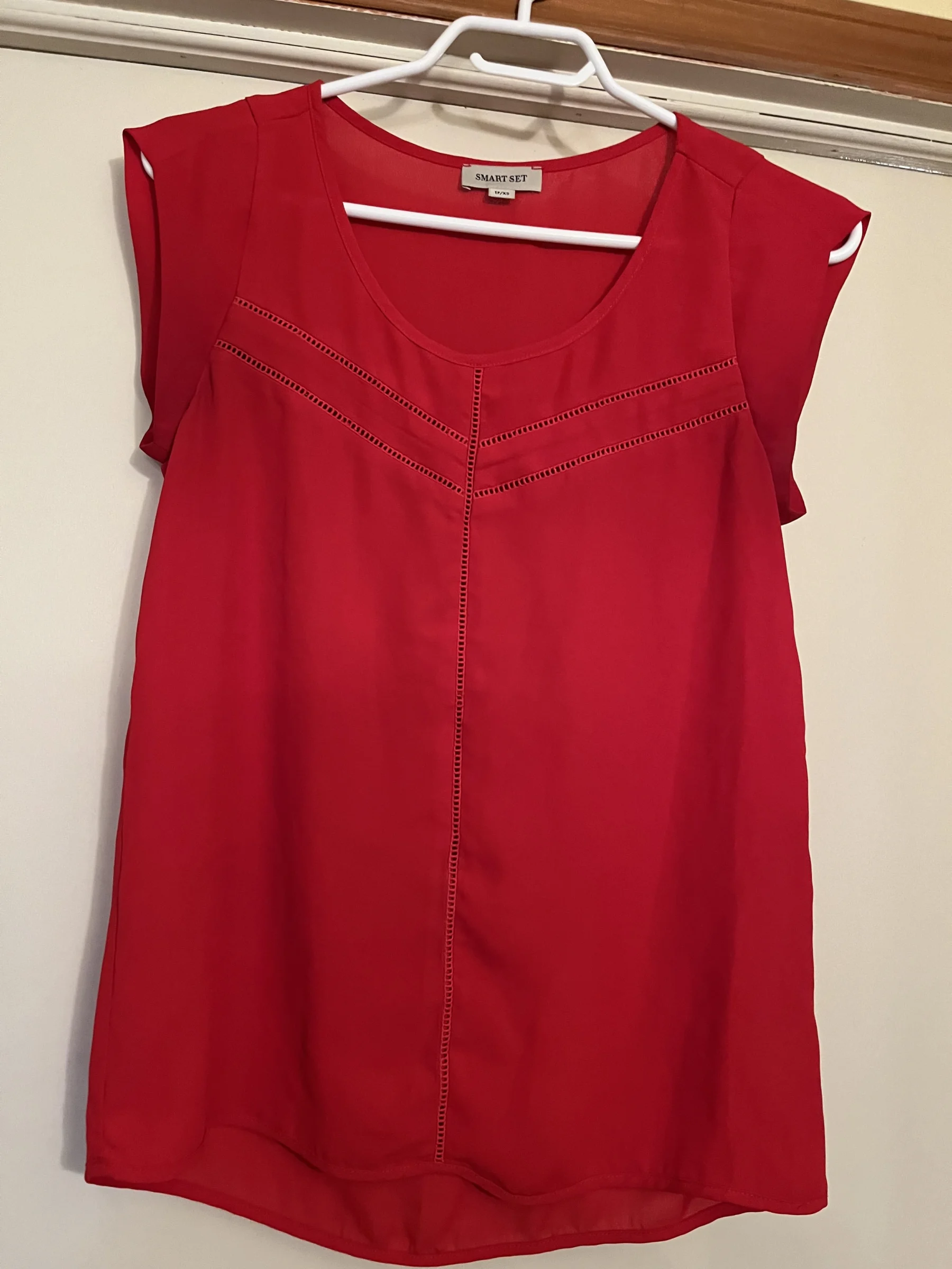 Haut rouge Smart Set seconde main