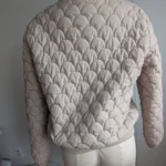 Thumbnail for Cream-coloured puffer jacket