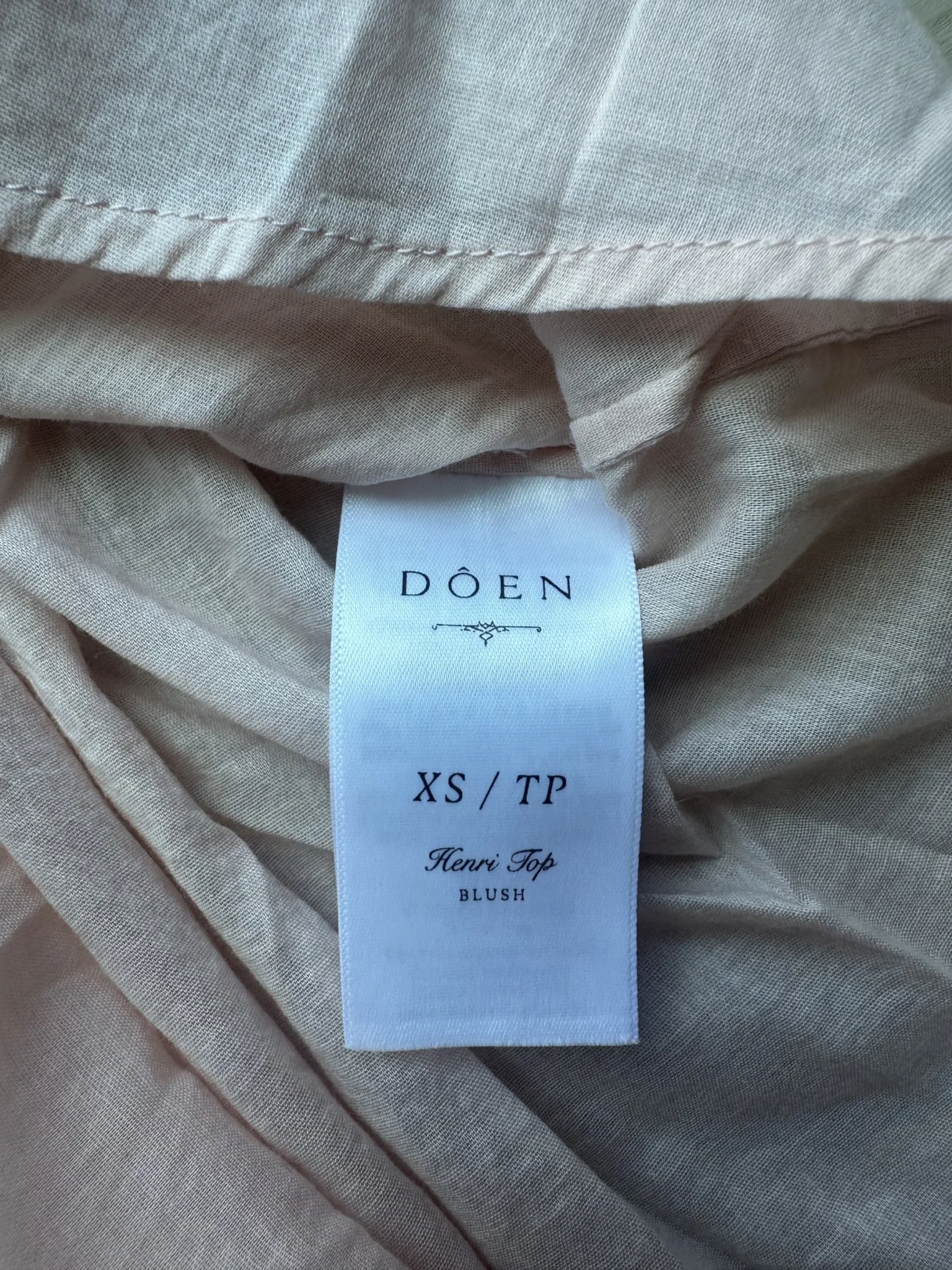 Image for DÔEN Henri Shirt, size XS