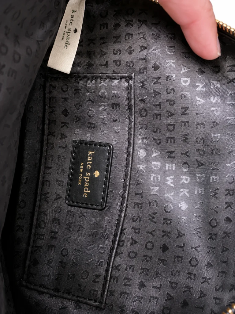 Image for Kate Spade New York – Black Flap Crossbody in black leather