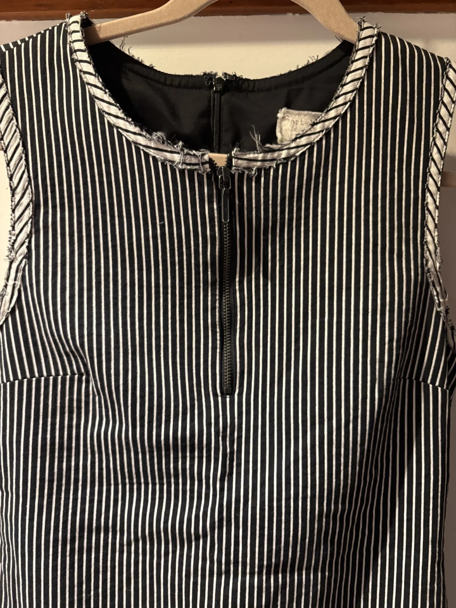 Image for Atelier Nicole Miller dress – Black and white stripes – Size 6