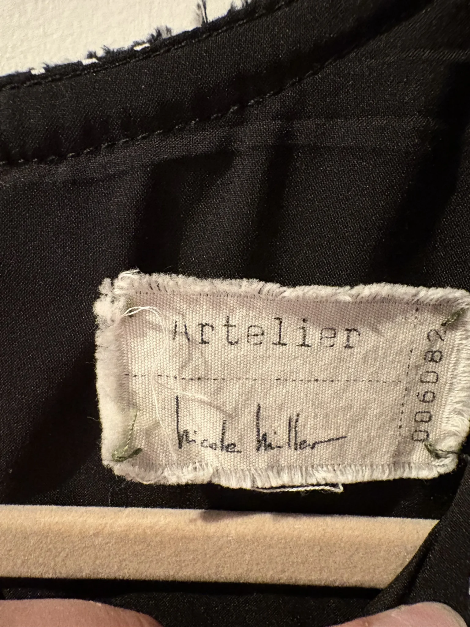 Image for Atelier Nicole Miller dress – Black and white stripes – Size 6