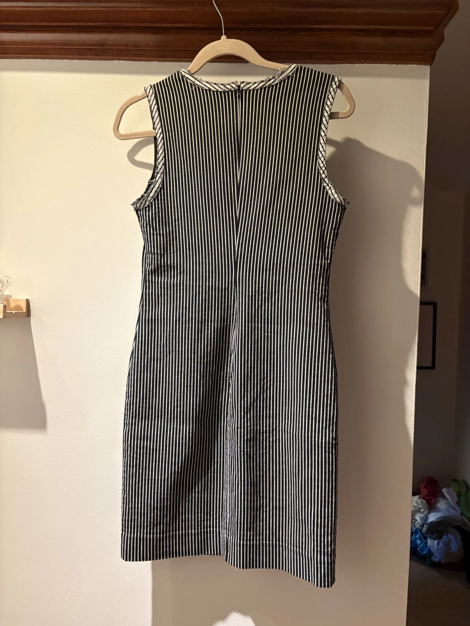 Image for Atelier Nicole Miller dress – Black and white stripes – Size 6