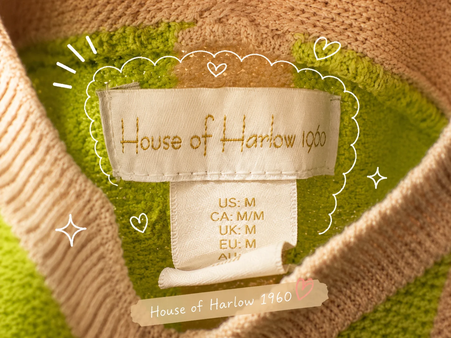 Robe tricotée House of Harlow 1960 *Autre seconde main