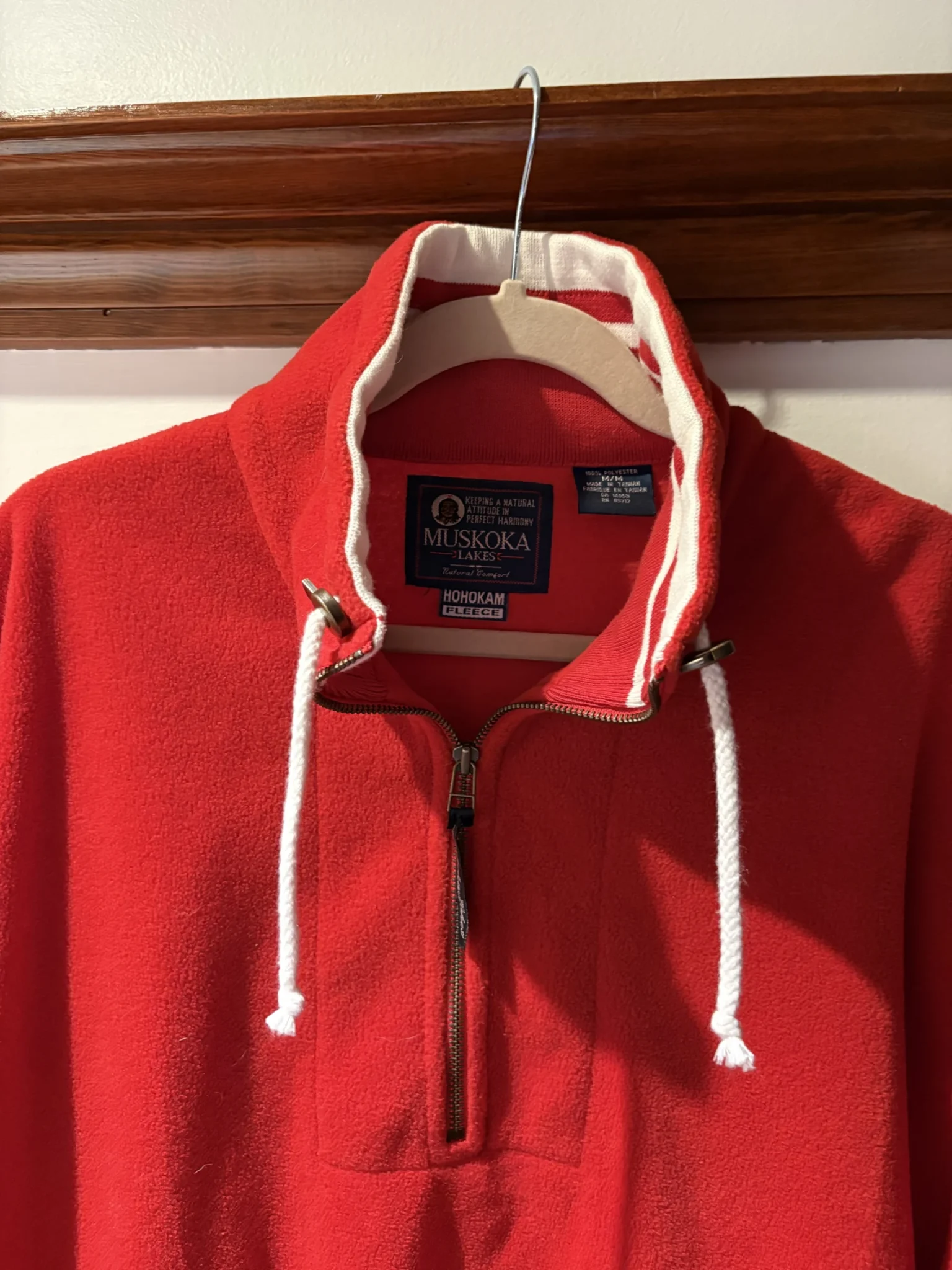 Image for Muskoka Lakes Hohokam Fleece – Red – Size M