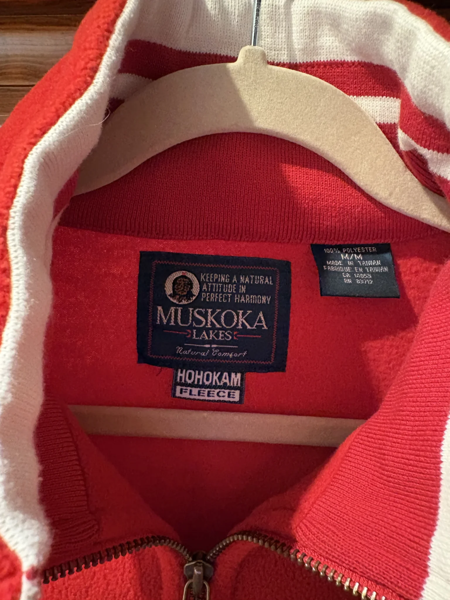 Image for Muskoka Lakes Hohokam Fleece – Red – Size M