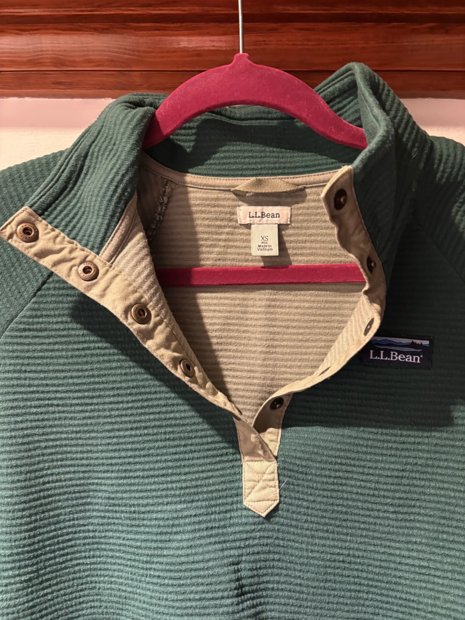 Image for L.L.Bean button-up jumper – Size XS