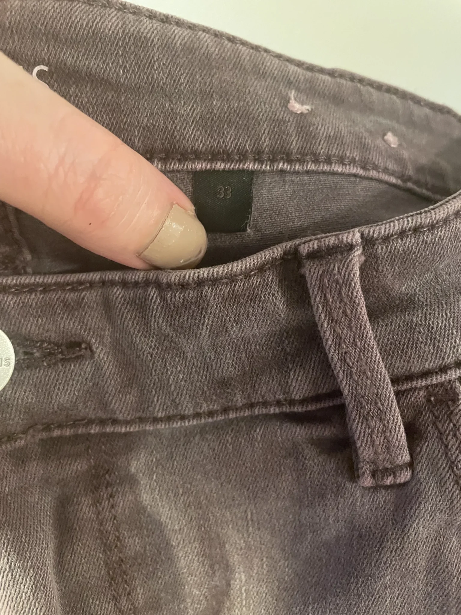 Image for Jeans mauve Reitmans grandeur 33 petite
