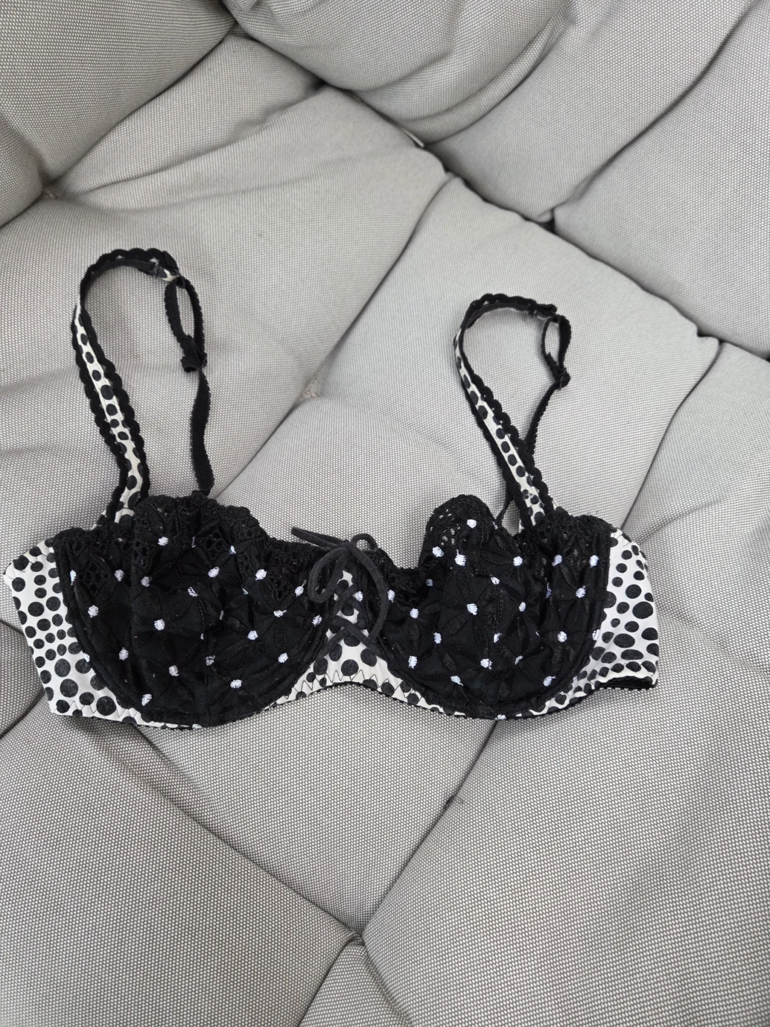 Image for Aubade polka-dot demi bra