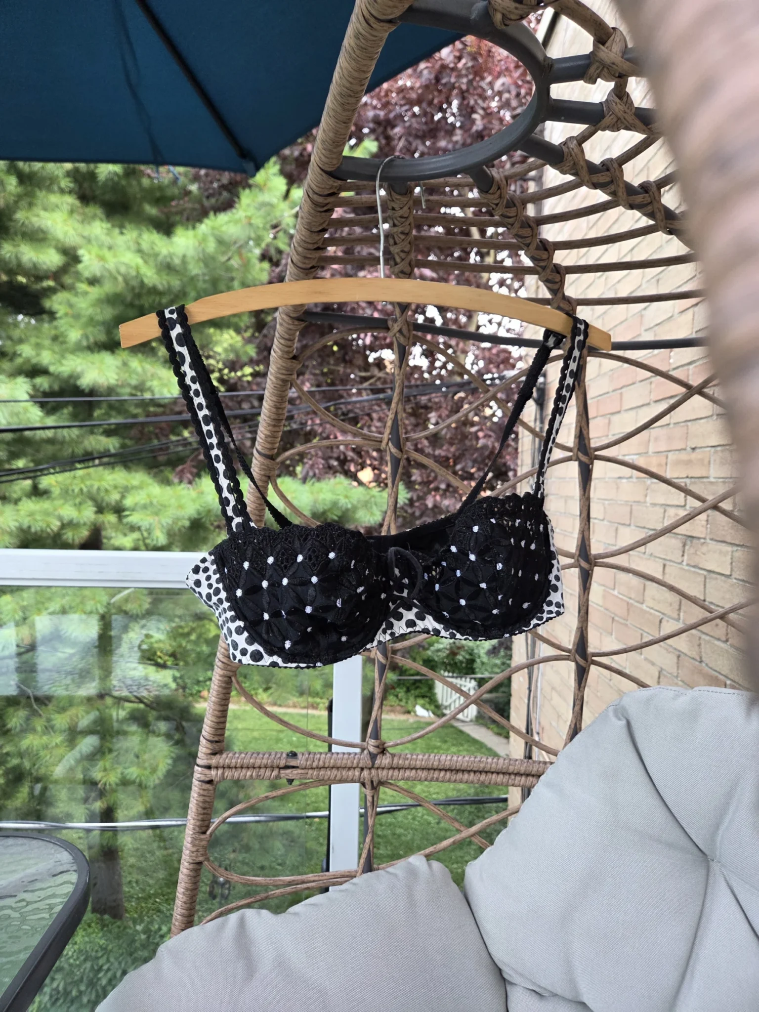 Image for Aubade polka-dot demi bra