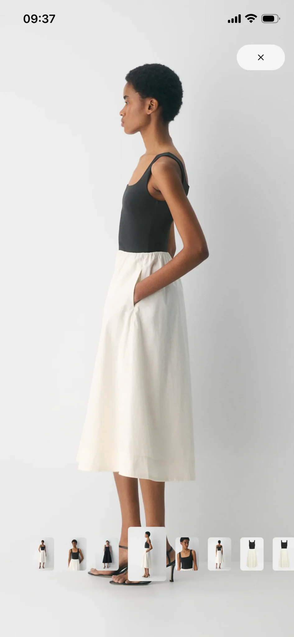 Image for Aritzia | Revive two-tone midi dress