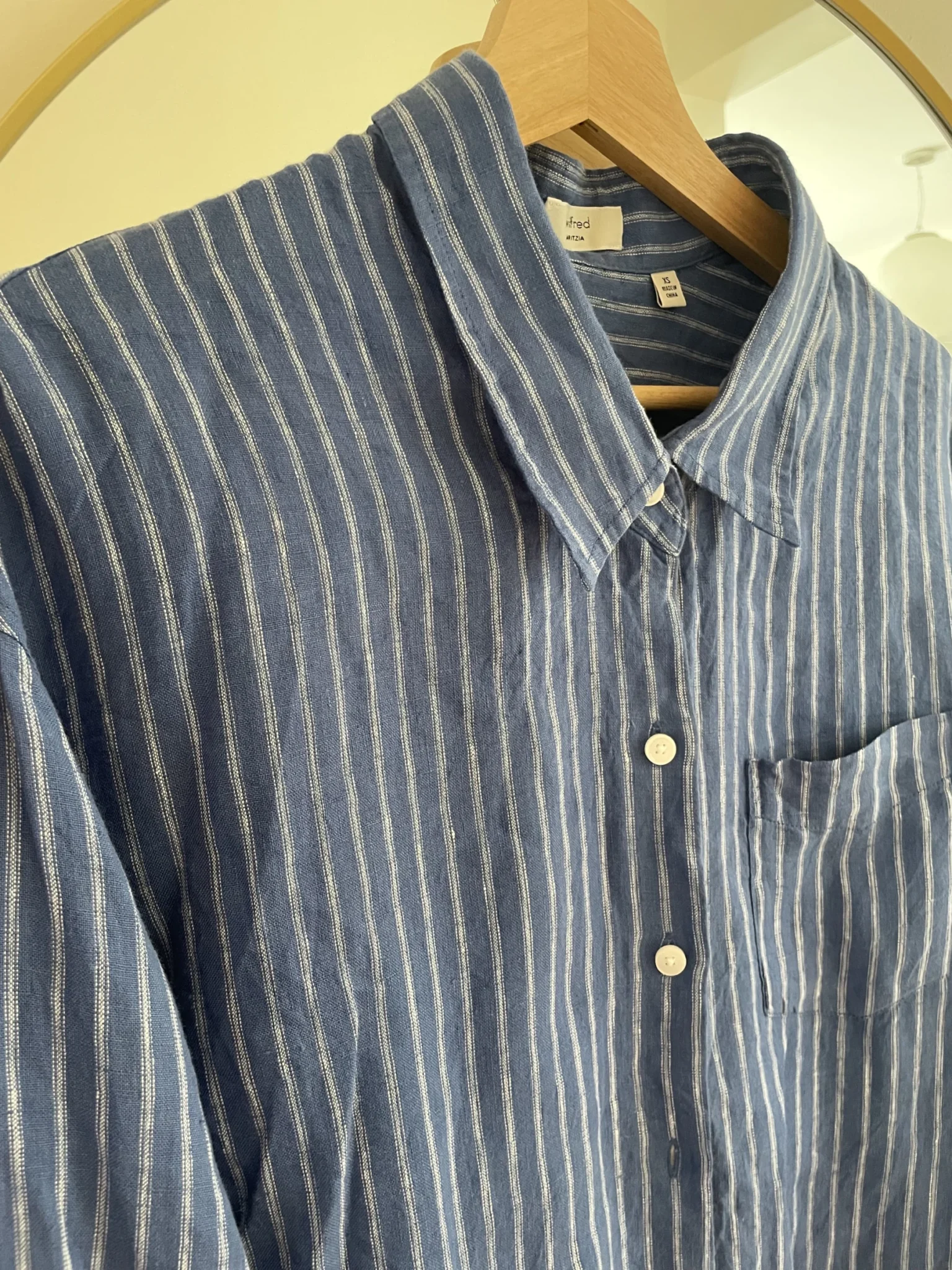 Image for Aritzia | Reminisce relaxed-fit linen shirt