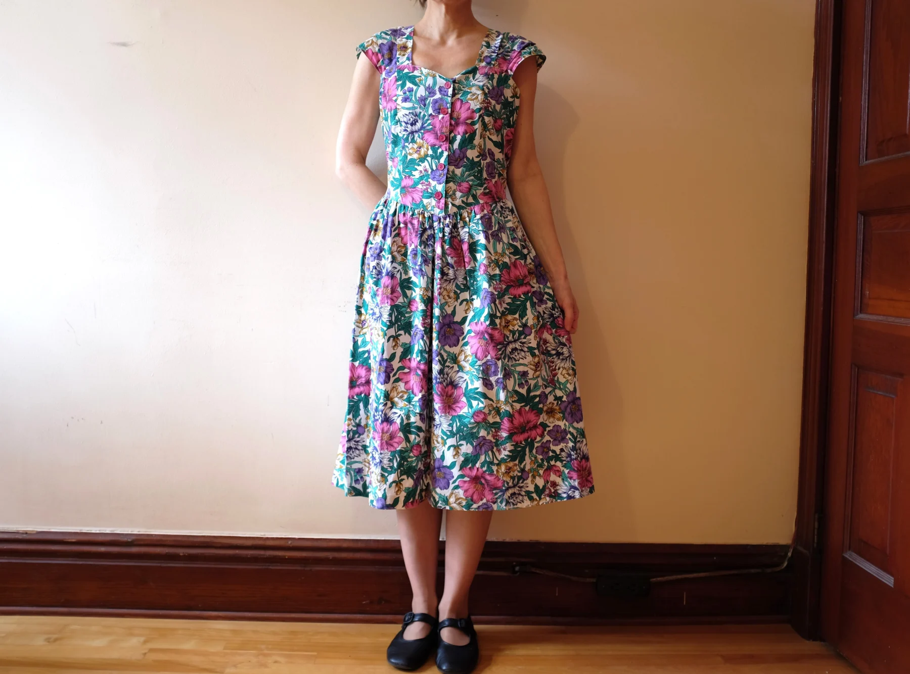 Robe en coton vintage Vintage seconde main