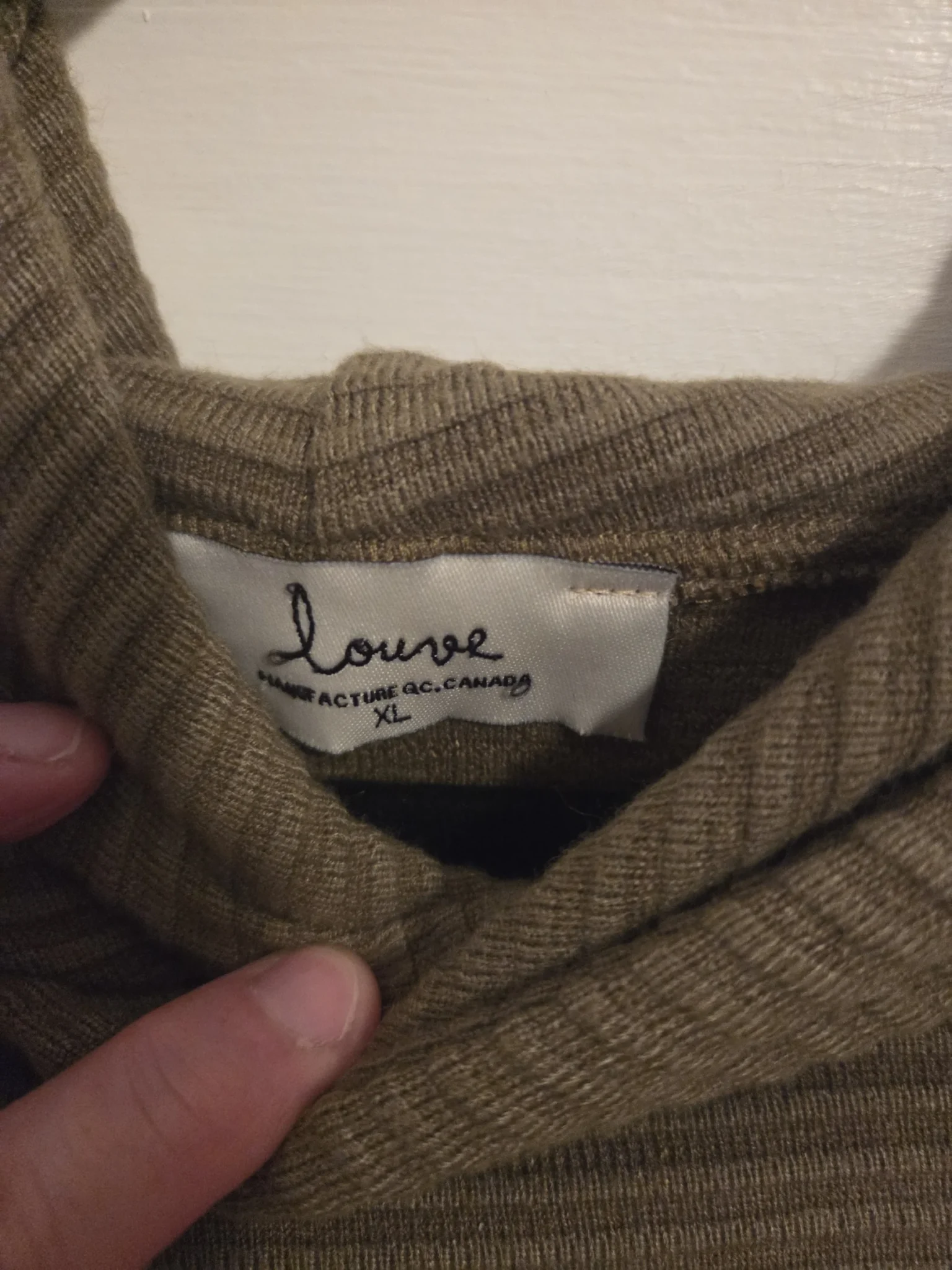 Image for Tunique en tricot rib Louve Design