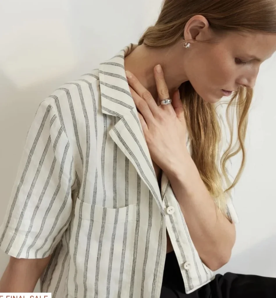 Image for ♥️EVERLANE 100% linen blouse