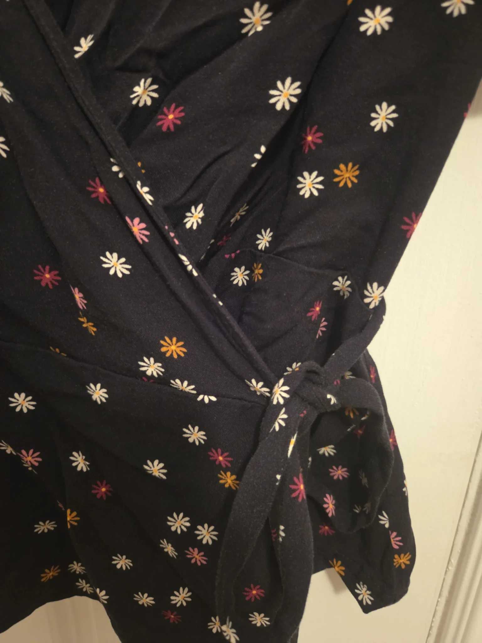 Image for Wrap-round top and wrap skirt set