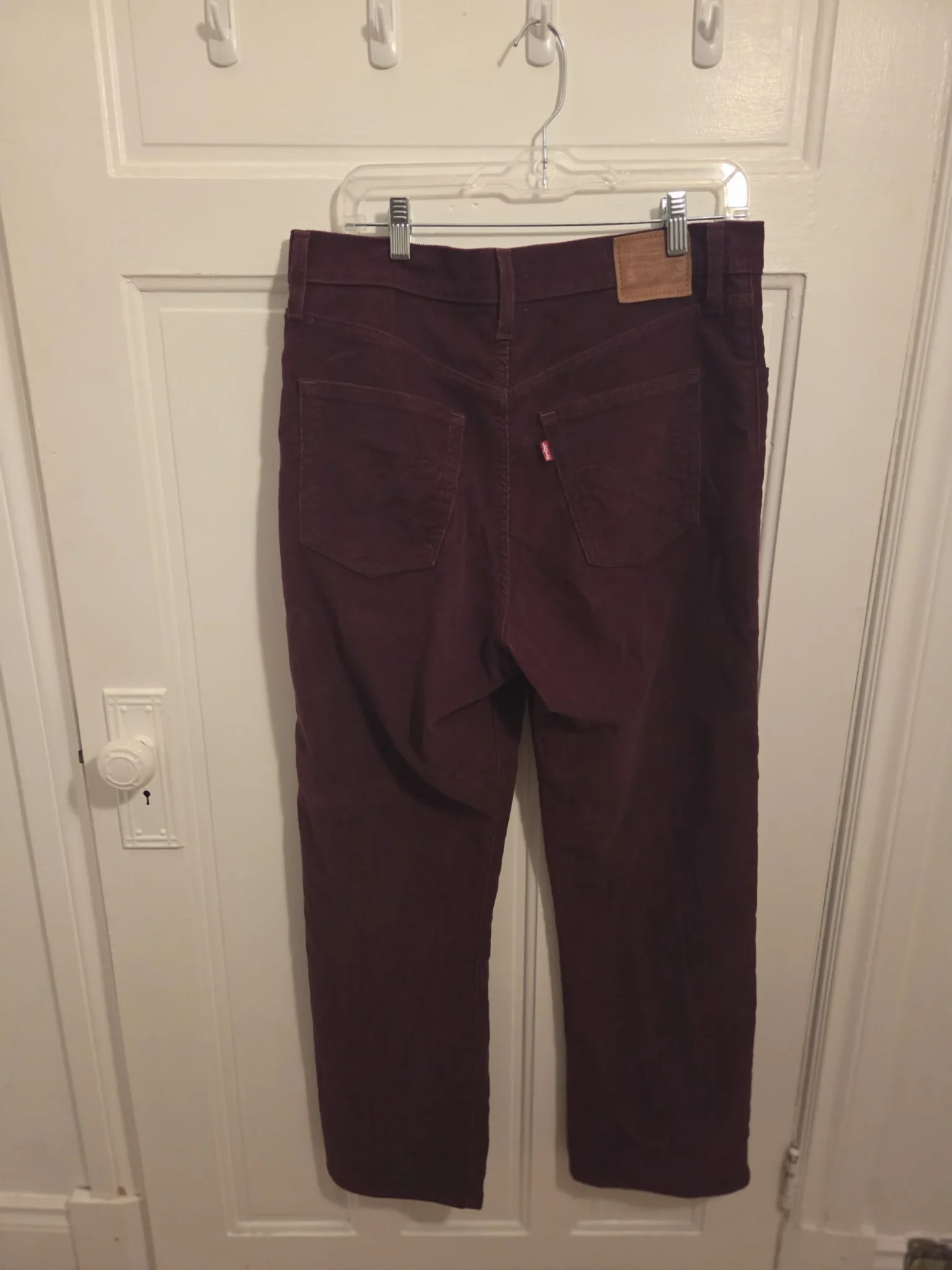 Image for Levi's burgundy corduroy trousers