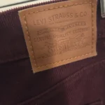 Thumbnail for Levi's burgundy corduroy trousers