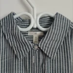 Thumbnail for Tunique chemise à fines rayures