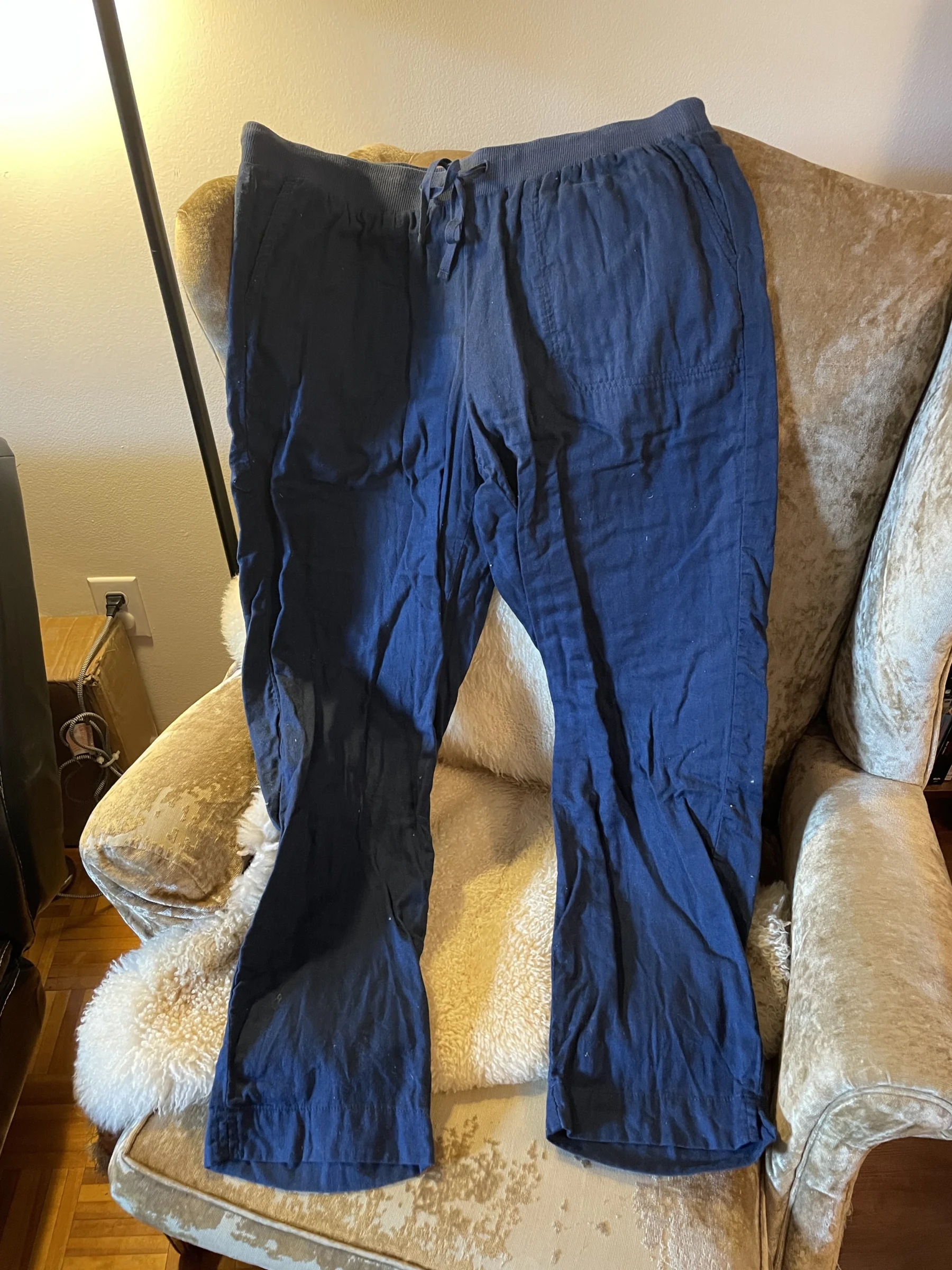 Pantalon bleu style lin Simons seconde main