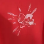 Thumbnail for Add some pizzazz to your look with this casual-style orange long-sleeved jumper!