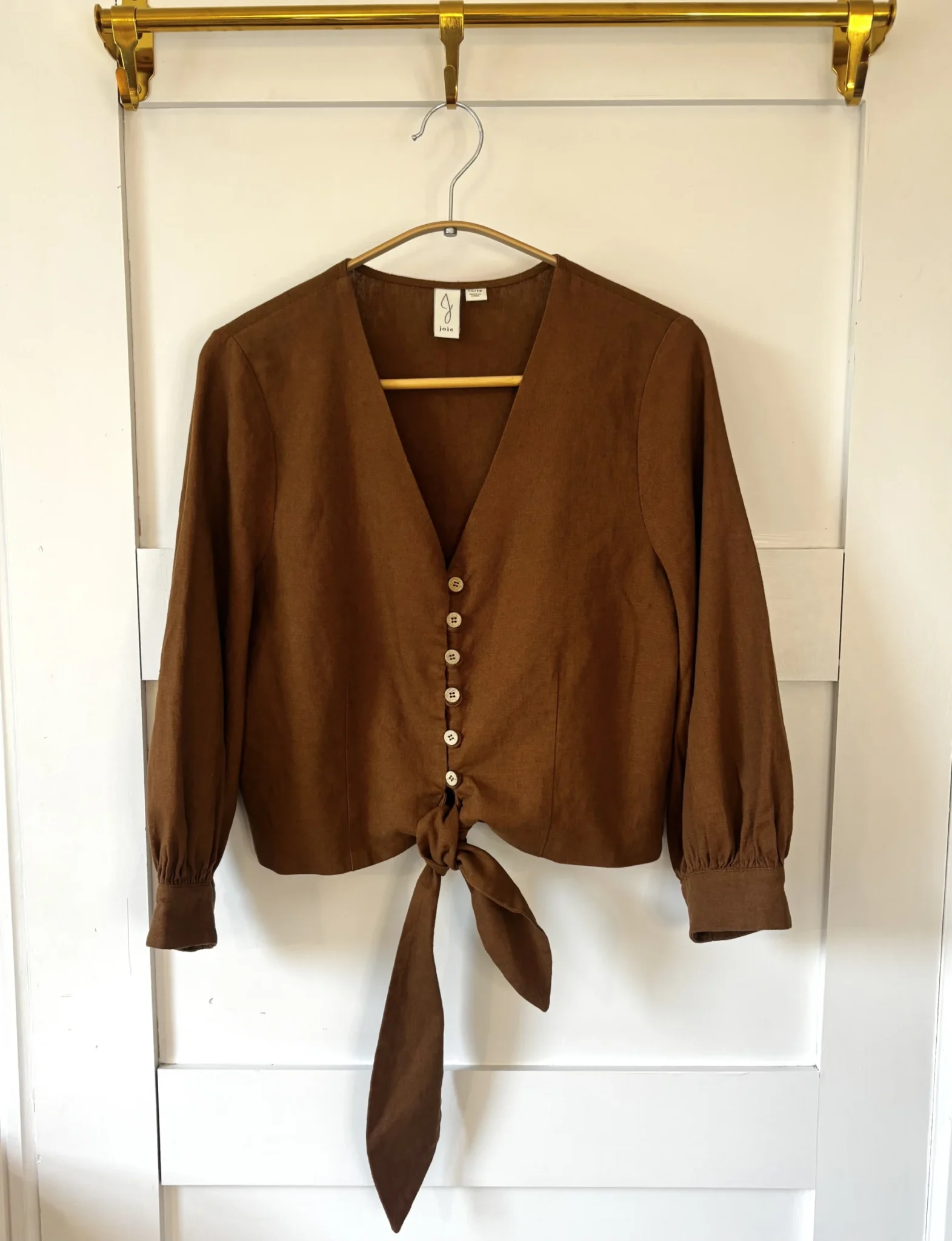 Featured image for ♥️Blouse marron (55% lin) JOIE