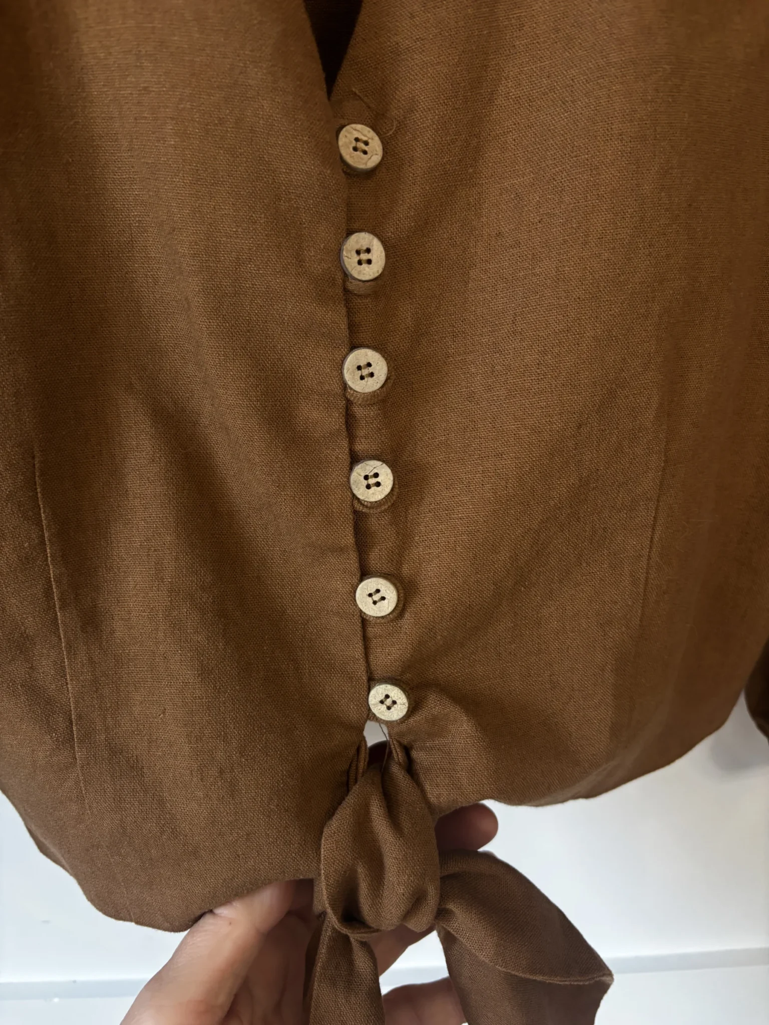 Image for ♥️Blouse marron (55% lin) JOIE