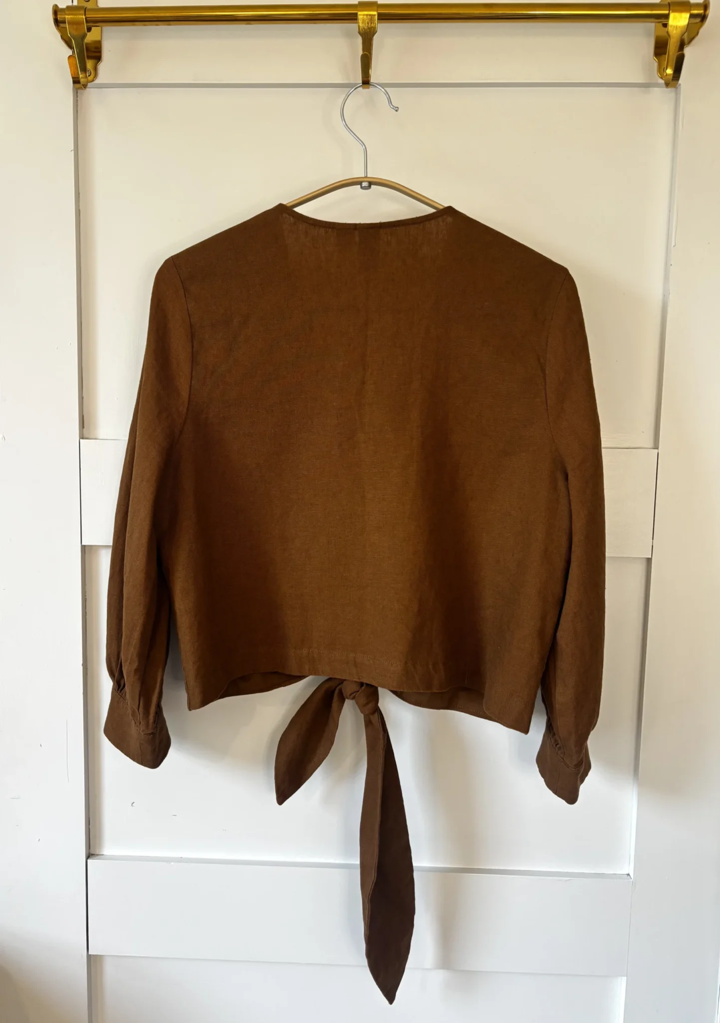 Image for ♥️Blouse marron (55% lin) JOIE
