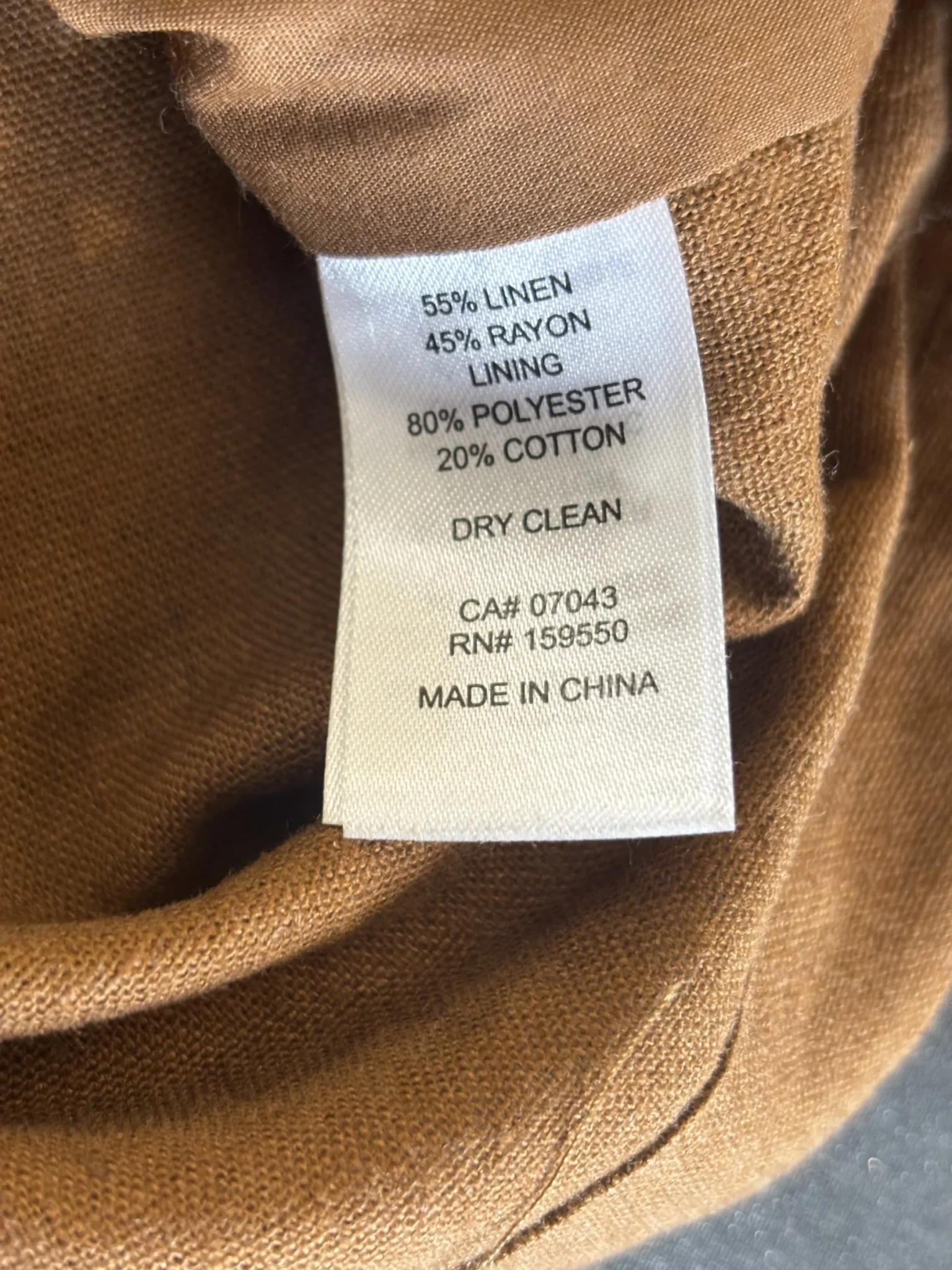 Image for ♥️Blouse marron (55% lin) JOIE