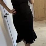 Thumbnail for Robe bustier noire BCBG taille 8