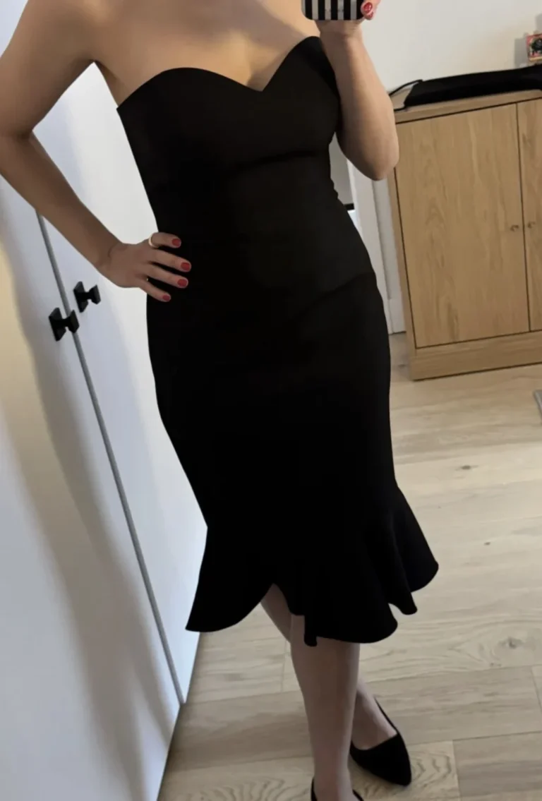 Image for Robe bustier noire BCBG taille 8
