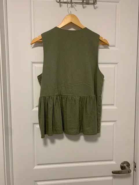 Image for Veste péplum sans manches