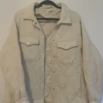 Featured thumbnail for Beige quilted jacket