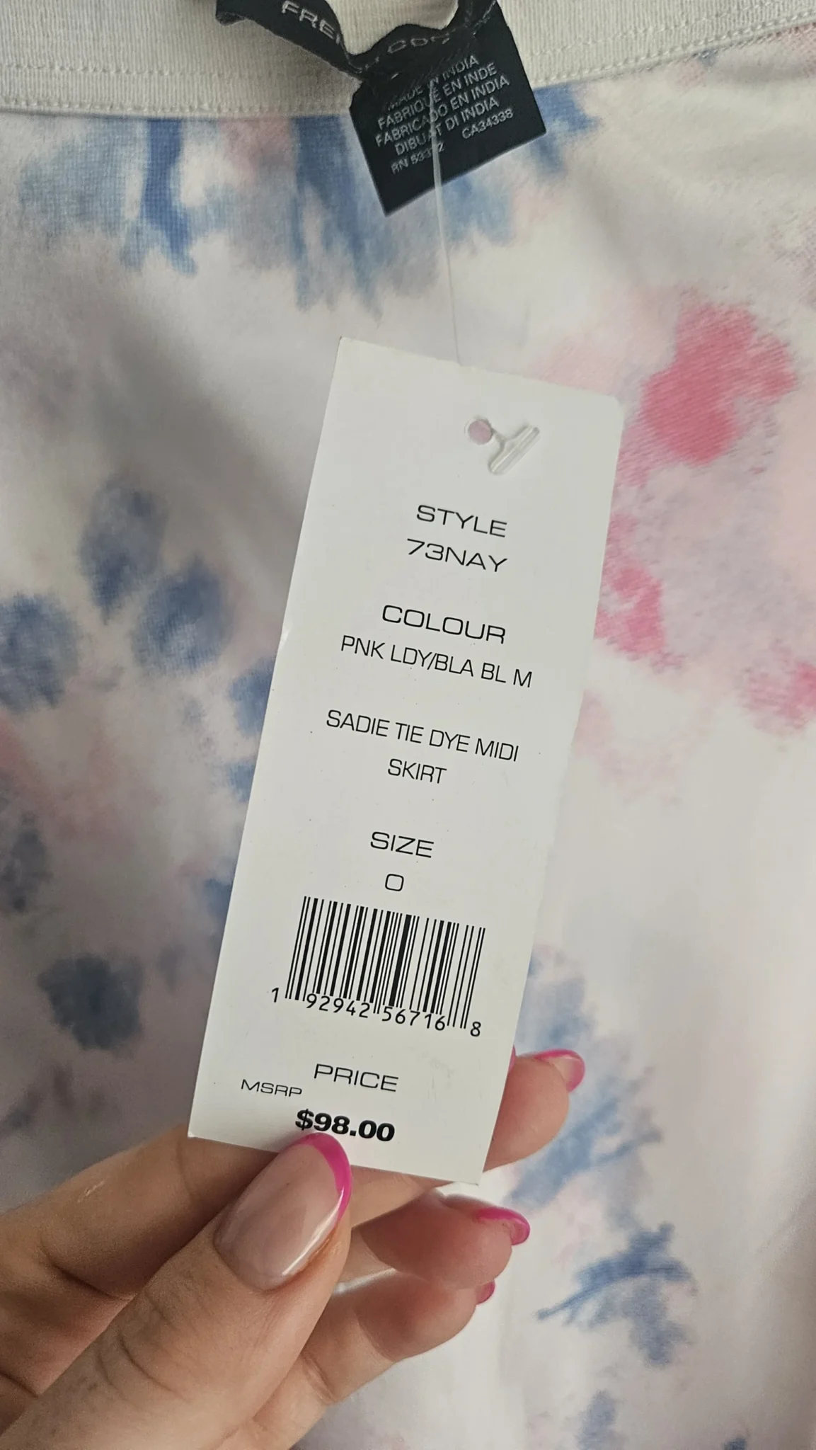 Image for 🌷Jupe Tie Dye - French Connection