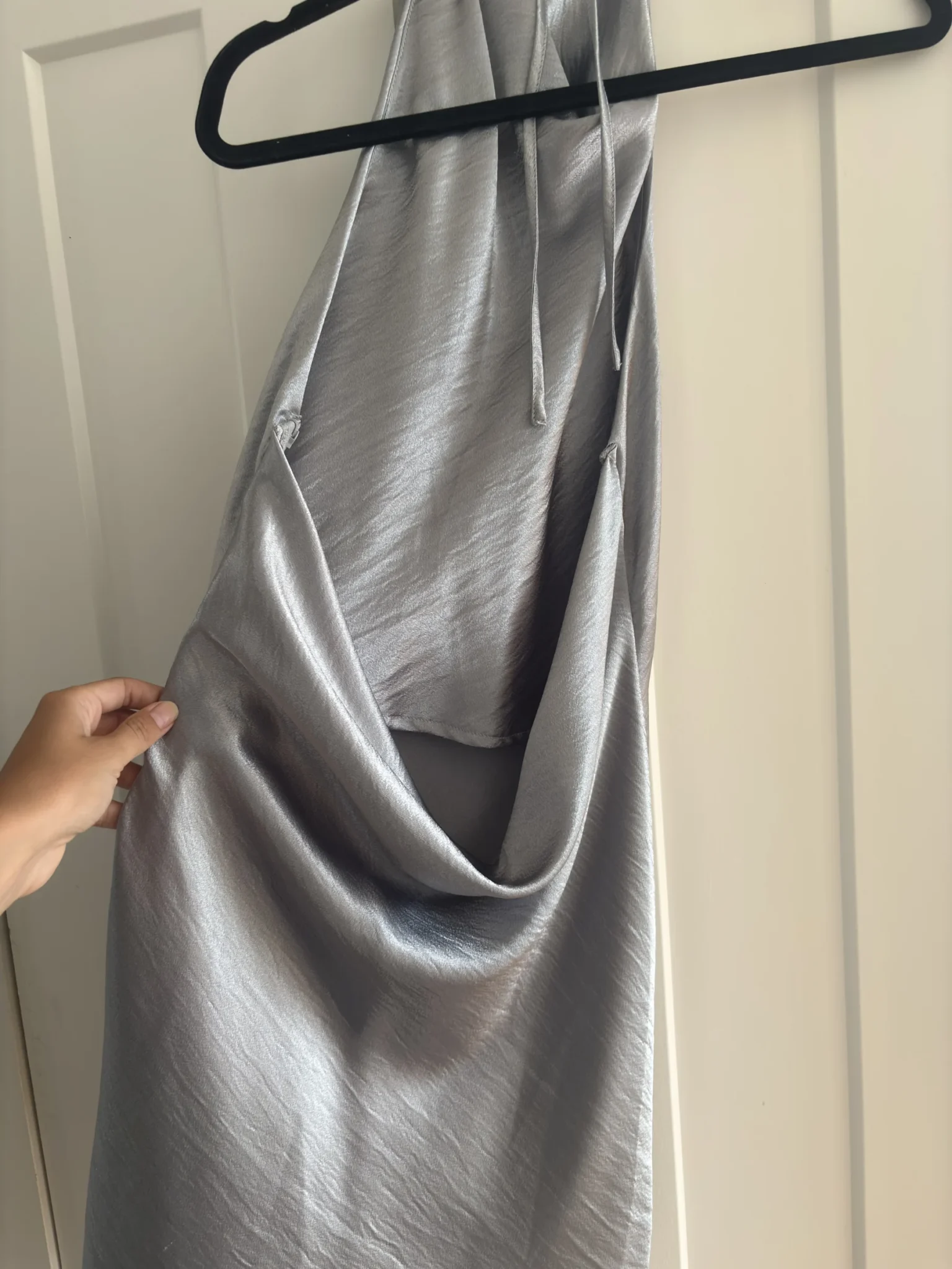 Image for Short satin dress
