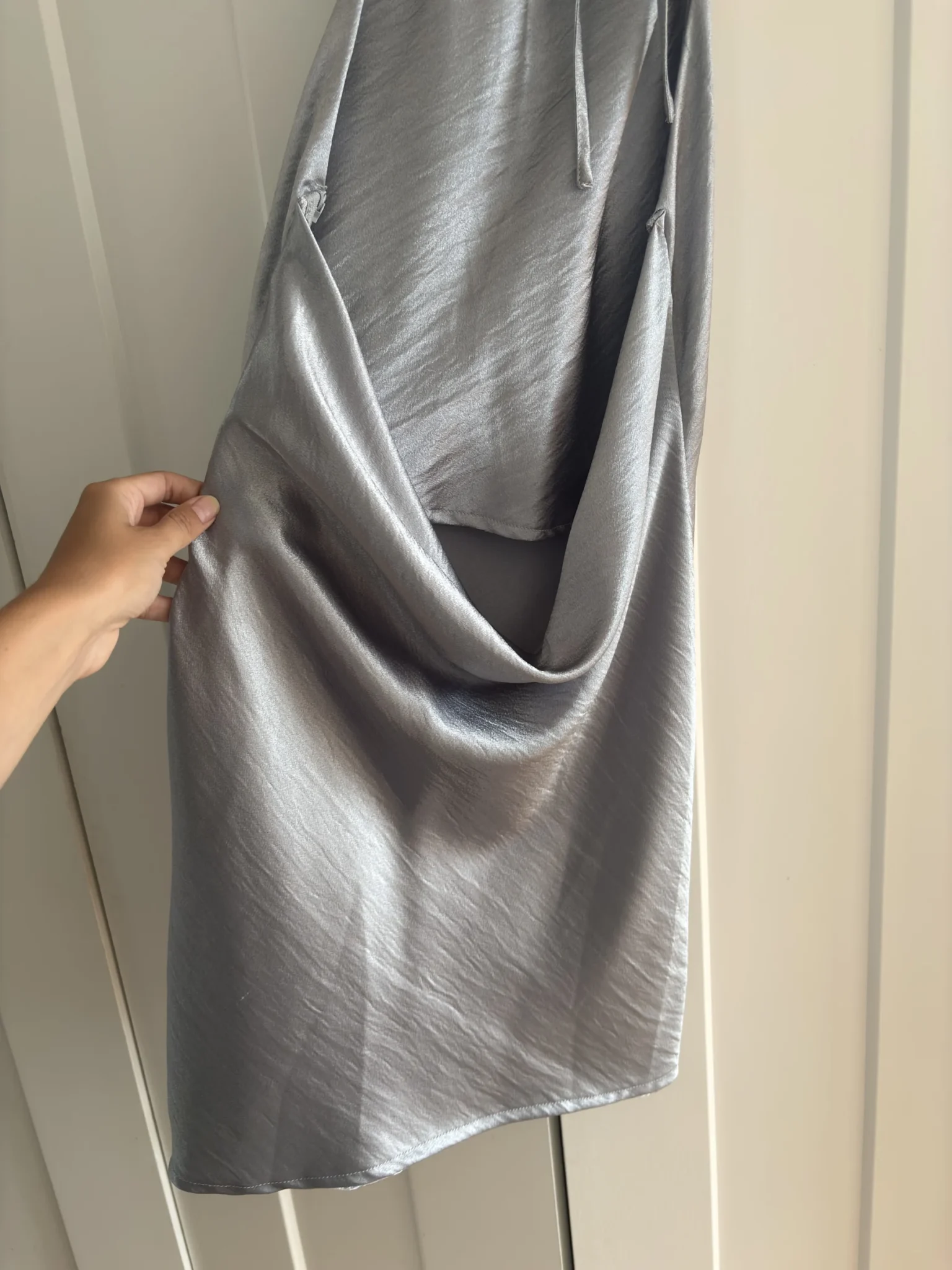 Image for Short satin dress