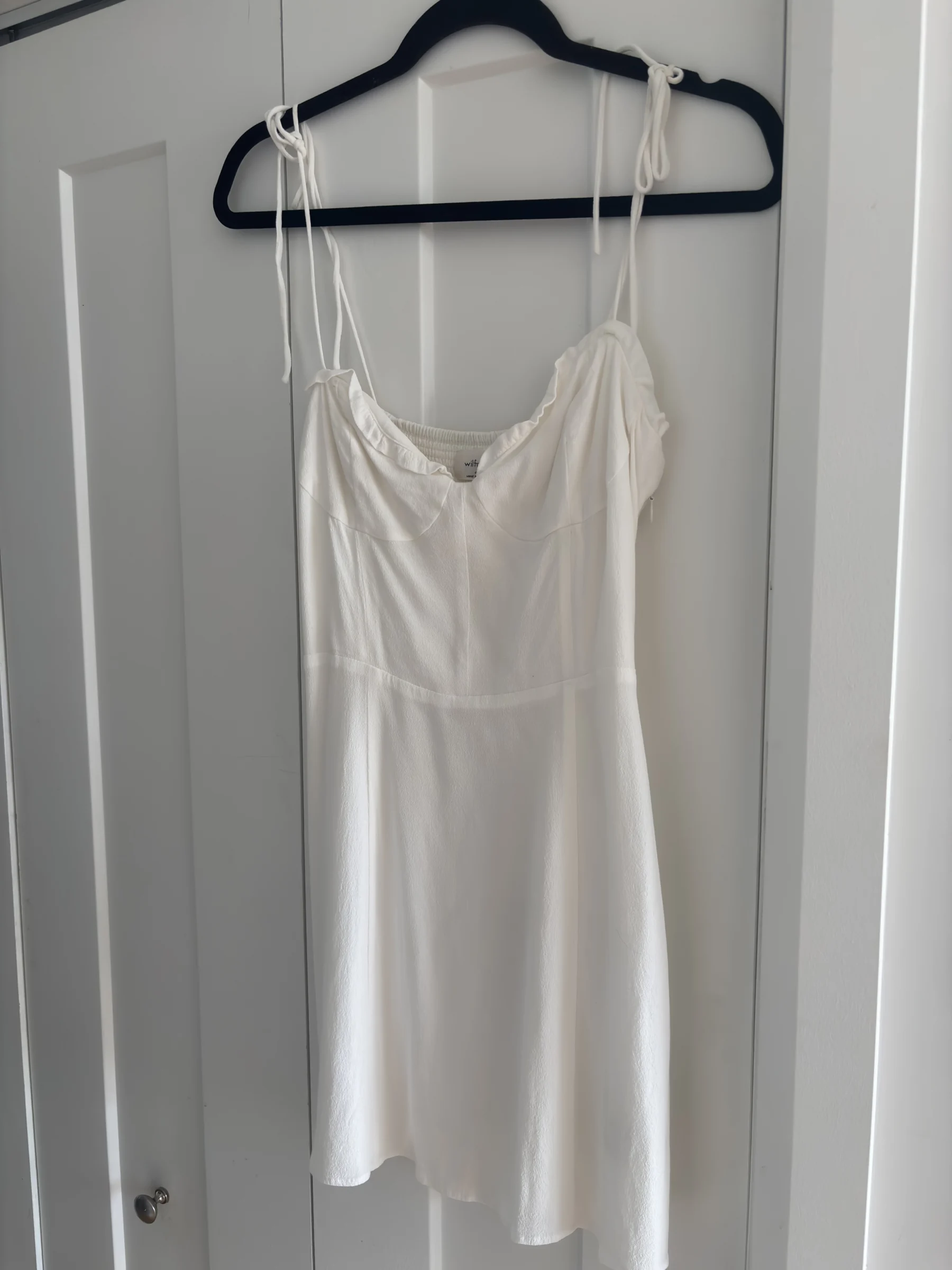 Robe blanche courte Aritzia Aritzia seconde main