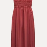 Featured thumbnail for Cotton midi dress with pockets