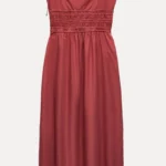Thumbnail for Cotton midi dress with pockets
