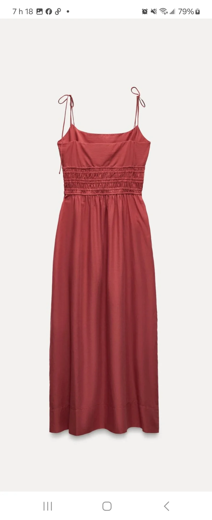 Image for Cotton midi dress with pockets