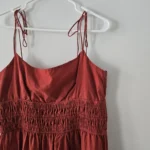 Thumbnail for Cotton midi dress with pockets