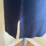 Thumbnail for Black mid-thigh-length wool tank top